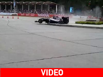 Ο Maldonado δίνει τροφή για σχόλια, αφού τράκαρε και σε event!