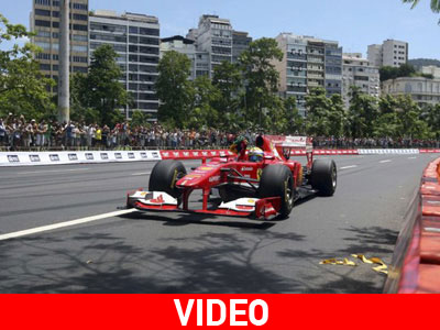 Το σόου του Massa στη Βραζιλία