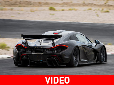 Η McLaren P1 στην καυτή έρημο!