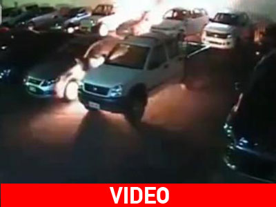 Πήγε να κλέψει βενζίνη αλλά πήρε φωτιά από το τσιγάρο!