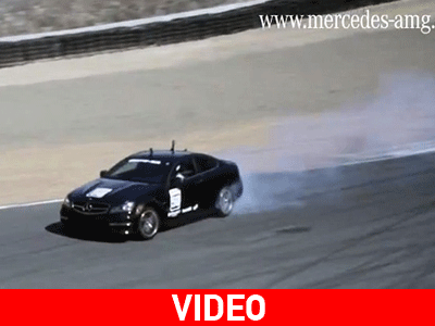 Ντριφτάροντας με μια Mercedes C63 AMG