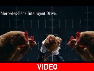 Η Mercedes και οι κότες!