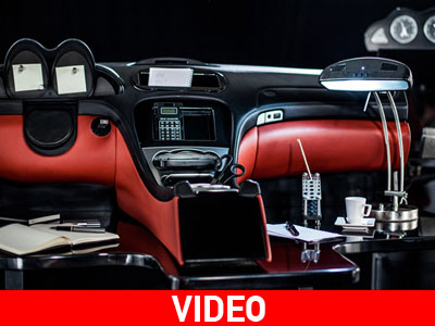 Έφτιαξε γραφείο με εξαρτήματα Mercedes!