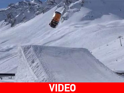 Άλμα 360 μοιρών στο χιόνι για το Countryman