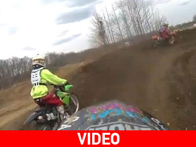 Απίστευτο ατύχημα σε αγώνα motocross