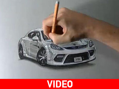 To σκιτσάρισμα της Porsche Panamera!