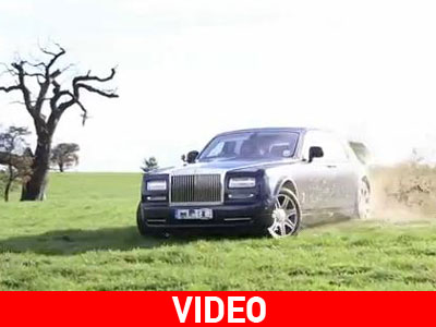 Ντριφτάρει εκτός δρόμου… με Rolls Royce Phantom!