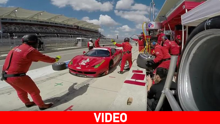 Επικό pit stop σε αγώνα αντοχής