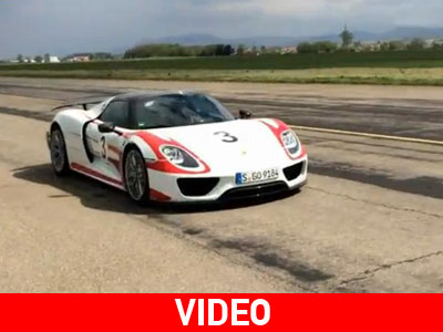Σπάει τα κοντέρ η Porsche 918 Spyder!