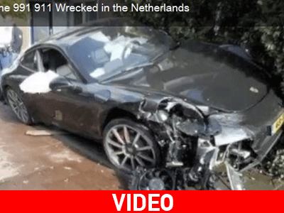 Το πρώτο τρακάρισμα της νέας Porsche 911!