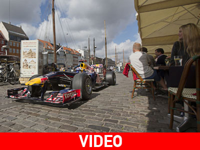 H Red Bull κάνει βόλτες στην Κοπεγχάγη!