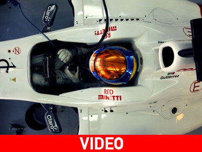 To κάθισμα ενός οδηγού της F1