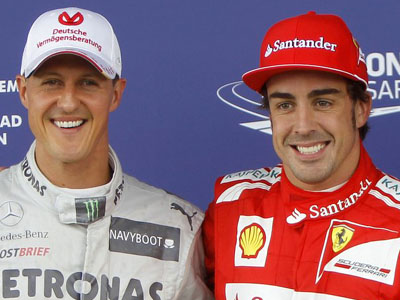 O Alonso ξεπέρασε τον Schumacher