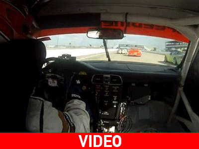 Του έφυγε το τιμόνι, εν ώρα αγώνα!