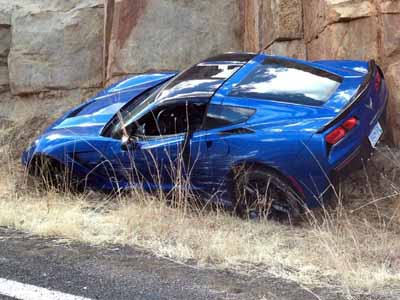 Τράκαρε την καινούργια Corvette Stingray πριν βγει στην κυκλοφορία!