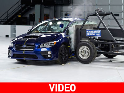 Τα crash test του νέου Subaru WRX