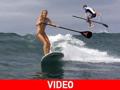 O πρώτος αγώνας όρθιας σανιδοκωπηλασίας στην Κέα