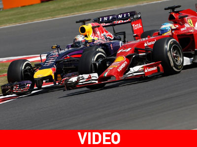 H μονομαχία Vettel – Alonso στο GP του Silverstone