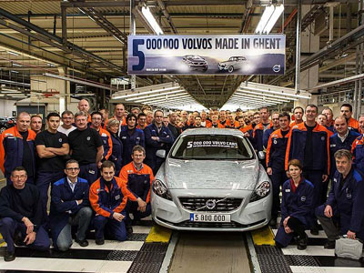 Η Volvo έφθασε τα πέντε εκατομμύρια αυτοκίνητα!