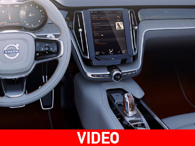 Η οθόνη – tablet της Volvo