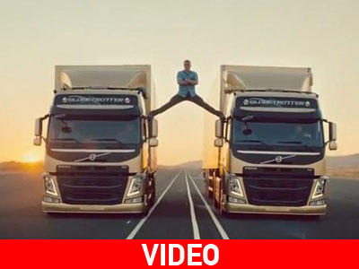 Ποιος κάνει σπαγκάτο πάνω στα φορτηγά της Volvo;