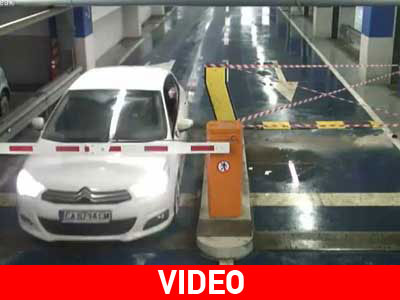 Οδηγός εναντίον μπάρας!