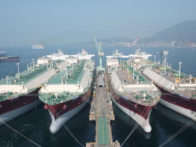 Τα μεγαλύτερα ναυπηγεία του κόσμου