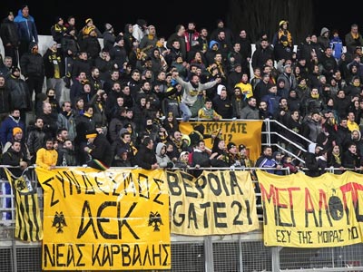 Χωρίς κόσμο η ΑΕΚ με τη Θύελλα Ραφήνας