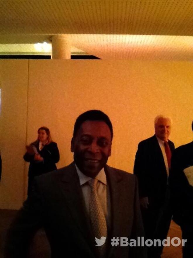 Από τη λαμπρή αυτή εκδήλωση δεν θα μπορούσε να λείψει ο Πελέ