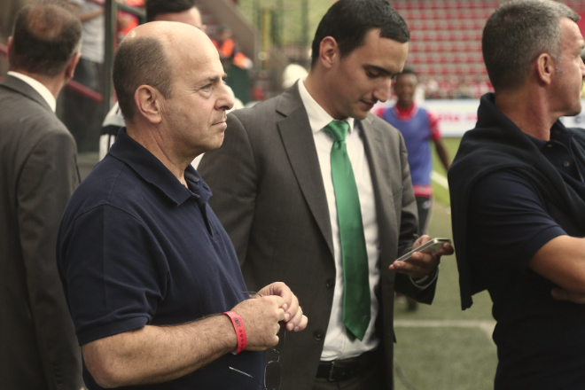 Στο γήπεδο βρέθηκε και ο Αλαφούζος