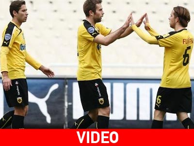 Σταμάτησε στα οκτώ γκολ (8-0) η ΑΕΚ με τον Μανδραϊκό