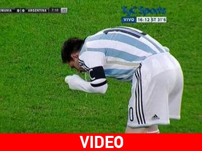 Έκανε εμετό μέσα στο γήπεδο ο Μέσι