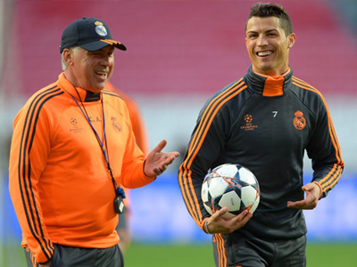 Αντσελότι: «Ο Ρονάλντο κορυφαίος παίκτης που έχω κοουτσάρει»