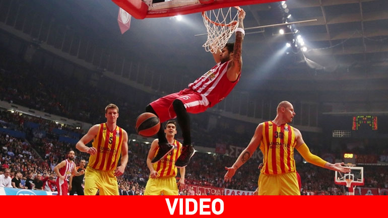 Μία νίκη μακριά από το φάιναλ φορ ο… ατσάλινος Ολυμπιακός, 73-71 την Μπαρτσελόνα