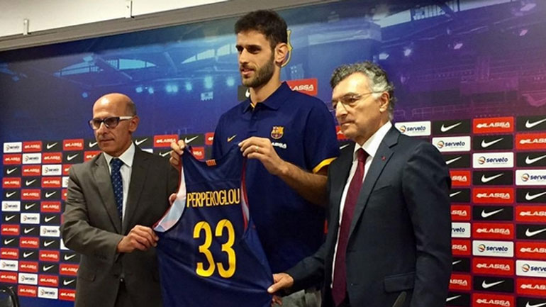 Μπάσκετ: Παρουσιάστηκε από την Μπαρτσελόνα ο Περπέρογλου