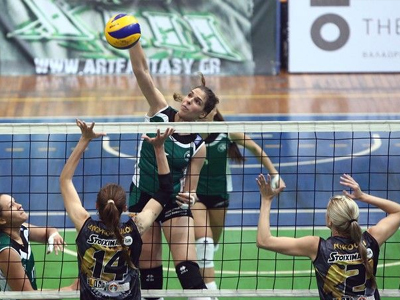 Βόλεϊ: «Πράσινη» η κορυφή, 3-0 σετ ο ΠΑΟ την ΑΕΚ