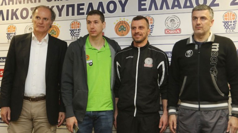 Μπάσκετ: Η συνέντευξη Τύπου για τον τελικό του Κυπέλλου