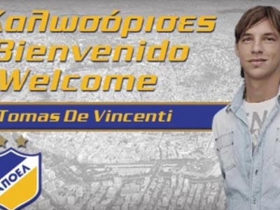 Ανακοίνωσε Ντε Βινσέντι ο ΑΠΟΕΛ