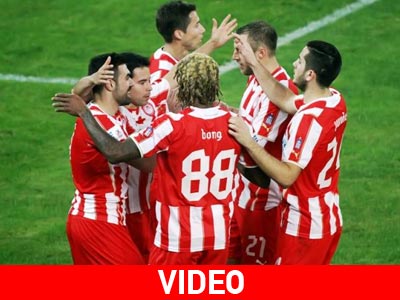 «Ποδαρικό» με… ντόρτια για τον Ολυμπιακό