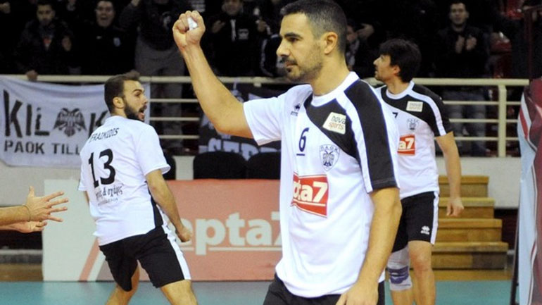 Bόλεϊ: Ανανέωσε με τον ΠΑΟΚ ο Κουρνέτας