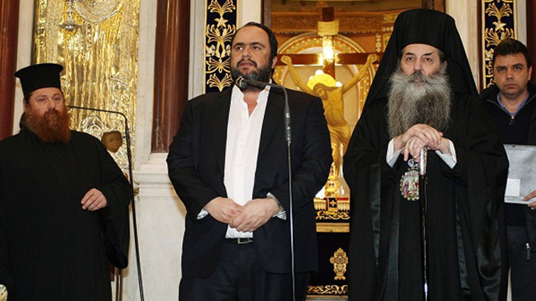 Βραβεύτηκε από τον Μητροπολίτη Σεραφείμ ο Βαγγέλης Μαρινάκης