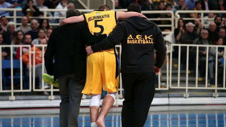 ΑΕΚ: Προπονήθηκαν οι Ντελινινκάιτις και Τσιάκος