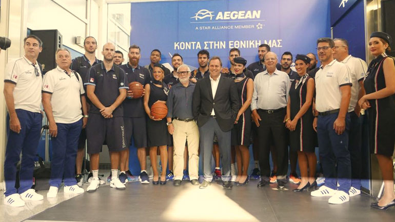 Όλοι #KontaStinEthniki με σύμμαχο την AEGEAN!