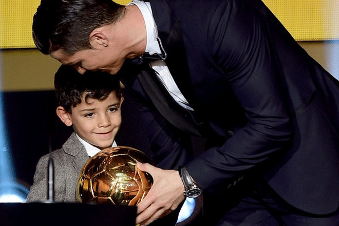 O Kριστιάνο Ρονάλντο και ο γιος του