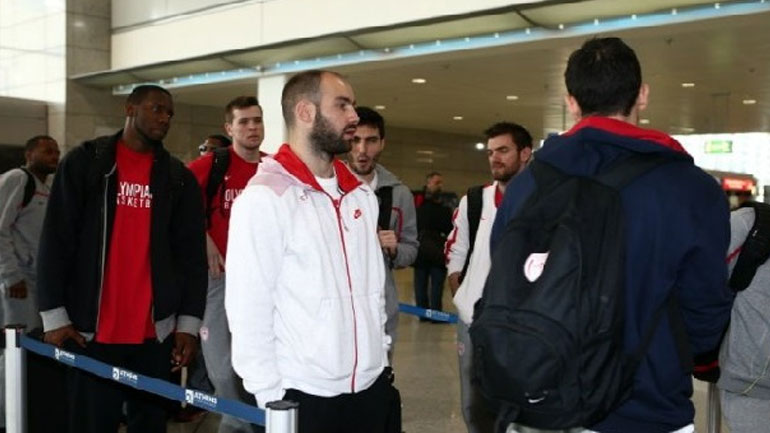 Έφτασε στη Βαρκελώνη ο Ολυμπιακός