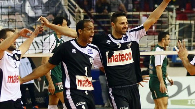 Βόλεϊ: Στους τελικούς ο ΠΑΟΚ, 3-0 σετ τον Παναθηναϊκό