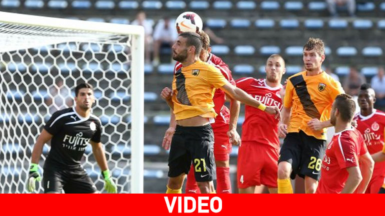 Kρατάει το πρώτο ημίχρονο η ΑΕΚ, 1-1 με τη Χάποελ Τελ Αβίβ