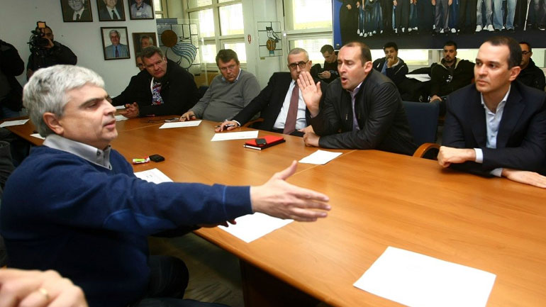 Στον Κοντονή οι πρόεδροι των δύο «αιωνίων» ενόψει των τελικών της Α1