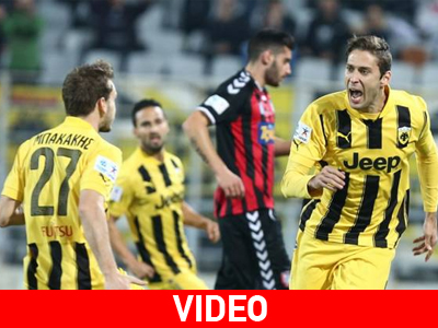 Δεν… παίζεται η ΑΕΚ, 3-1 την Παναχαϊκή στην Πάτρα