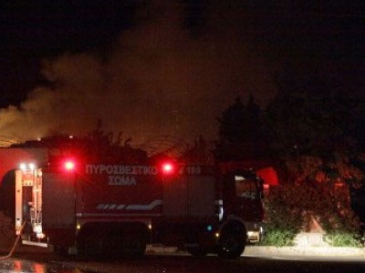 Φωτιά σε μανάβικο στη Δραπέτσωνα